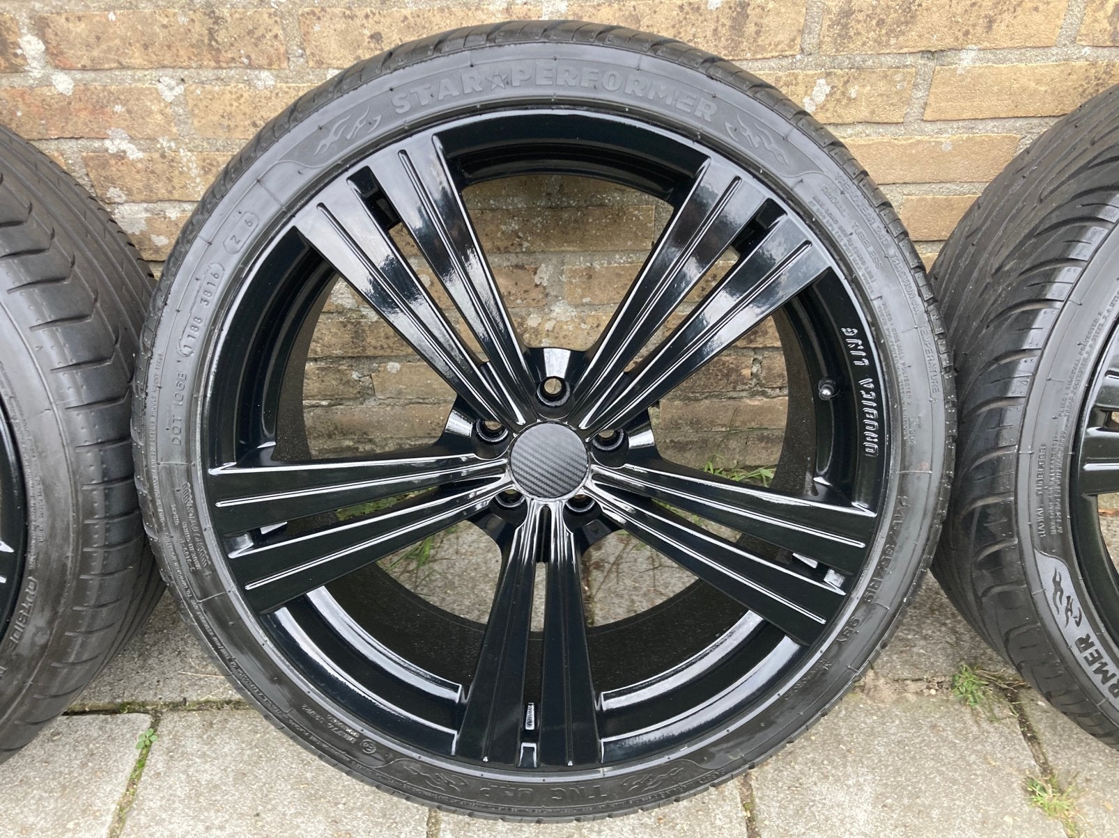 SUPERDIKKE SET 19” IN TOPSTAAT! ZGAN BANDEN 5x100 NU 250!!!, Banden en Velgen, 235 mm, Personenwagen, Zomerbanden