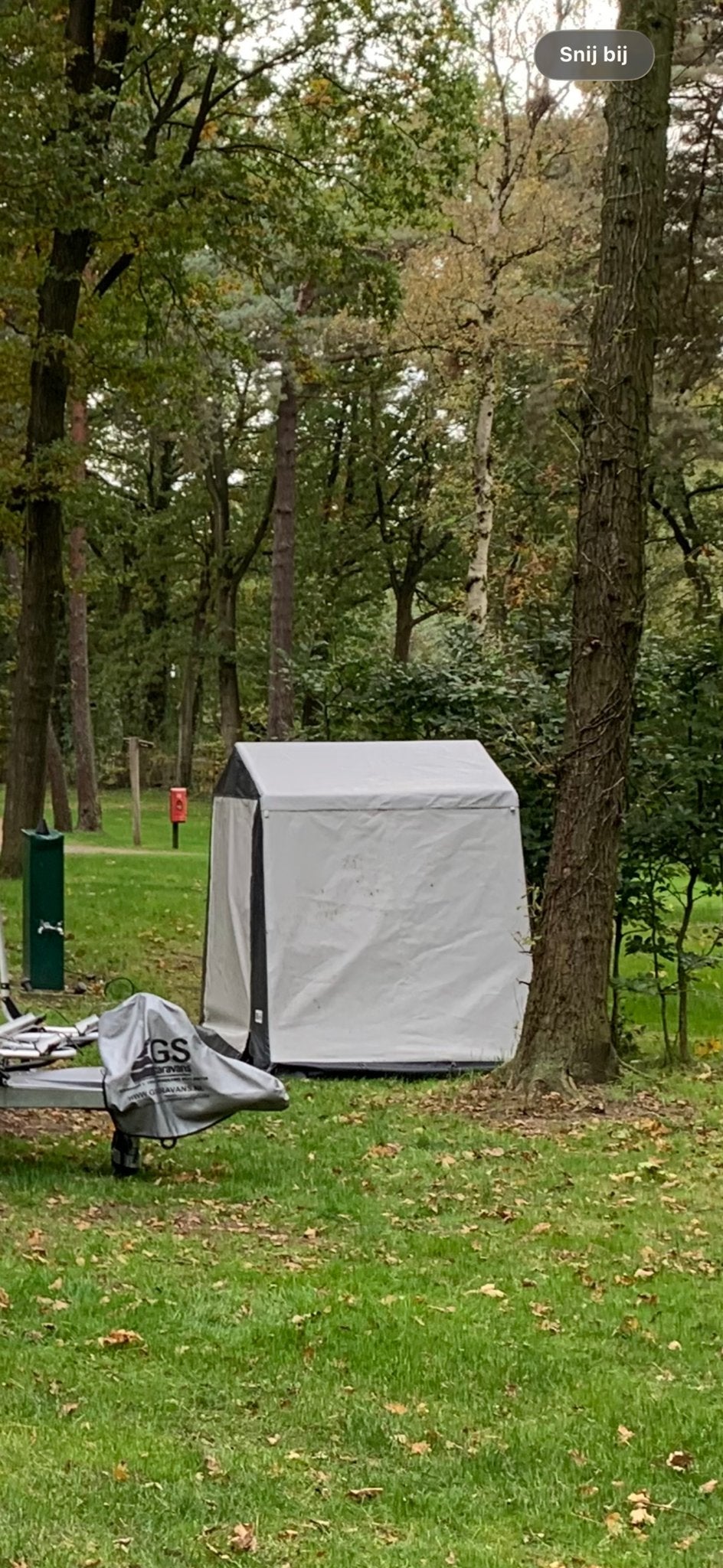 Schuur tent / garage tent, Ophalen, Gebruikt, Tot en met 2