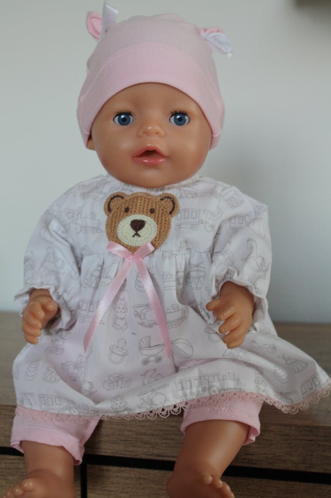 poppenkleertjes past baby born 43 cm no 35, Ophalen of Verzenden, Nieuw, Babypop