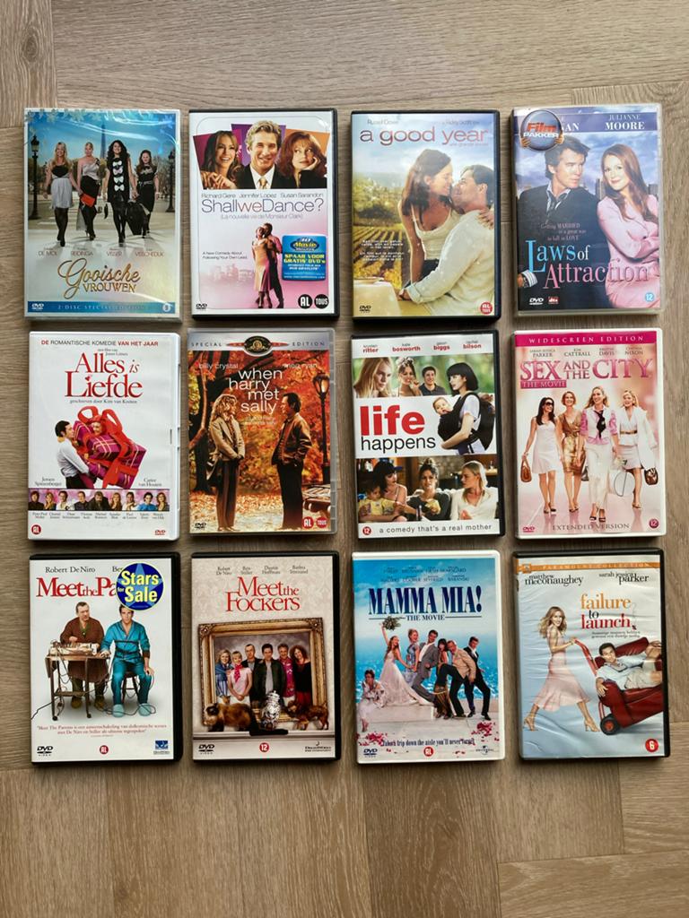 collectie DVD films - Romantiek & Komedie, Cd's en Dvd's, Dvd's | Drama, Vanaf 12 jaar, Ophalen of Verzenden, Gebruikt, Overige genres