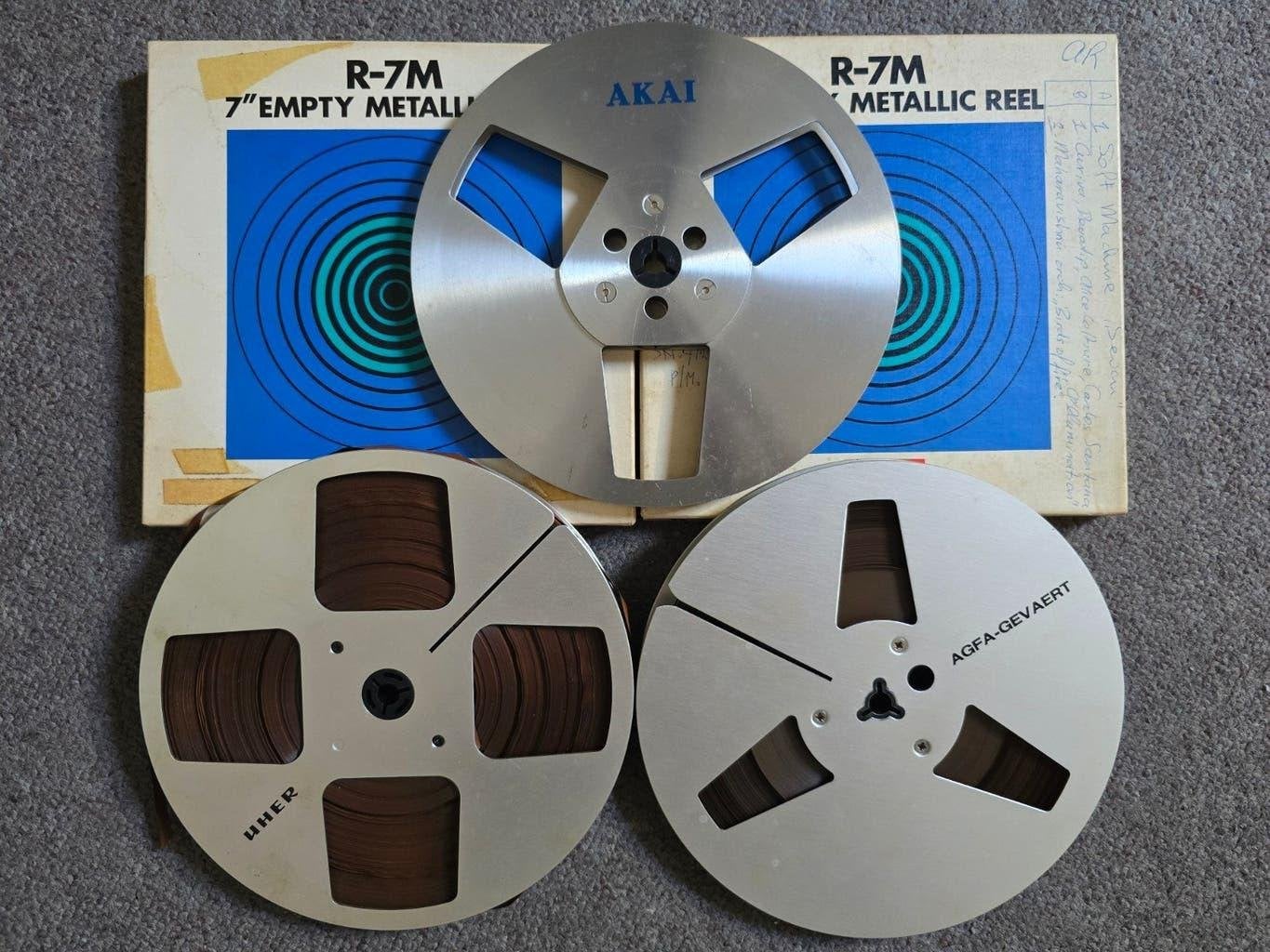 3 Aluminium spoelen, Audio, Tv en Foto, Bandrecorders, Ophalen of Verzenden, Onderdeel