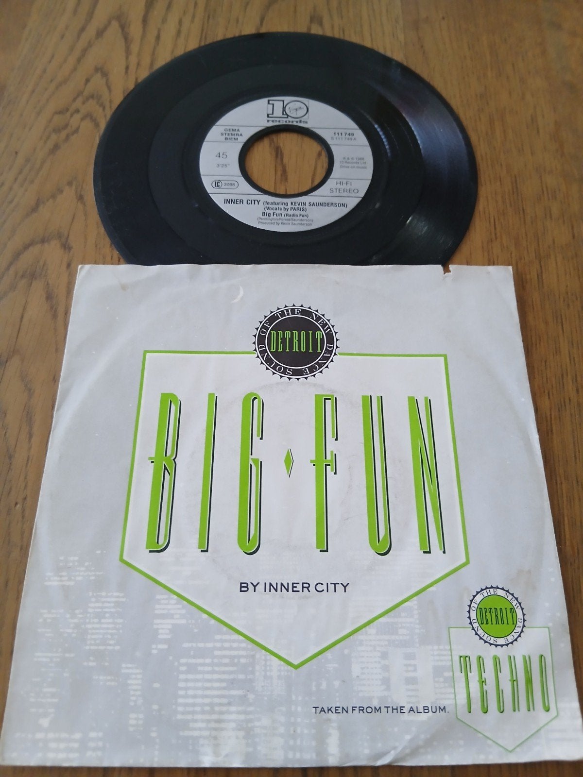 VINYL SINGLE   BIG FUN  1988, Ophalen of Verzenden, Zo goed als nieuw, Pop