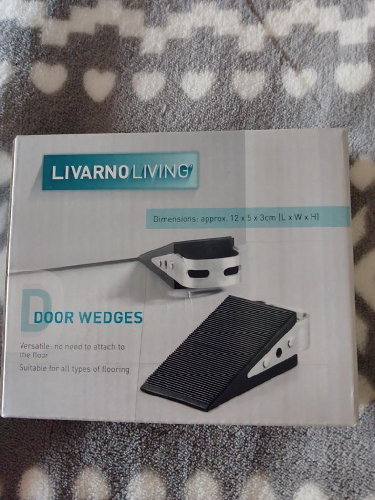 LIVARNO LIVING Deurwiggen - Set van 2, Ophalen, Nieuw, Zwart, Kunststof