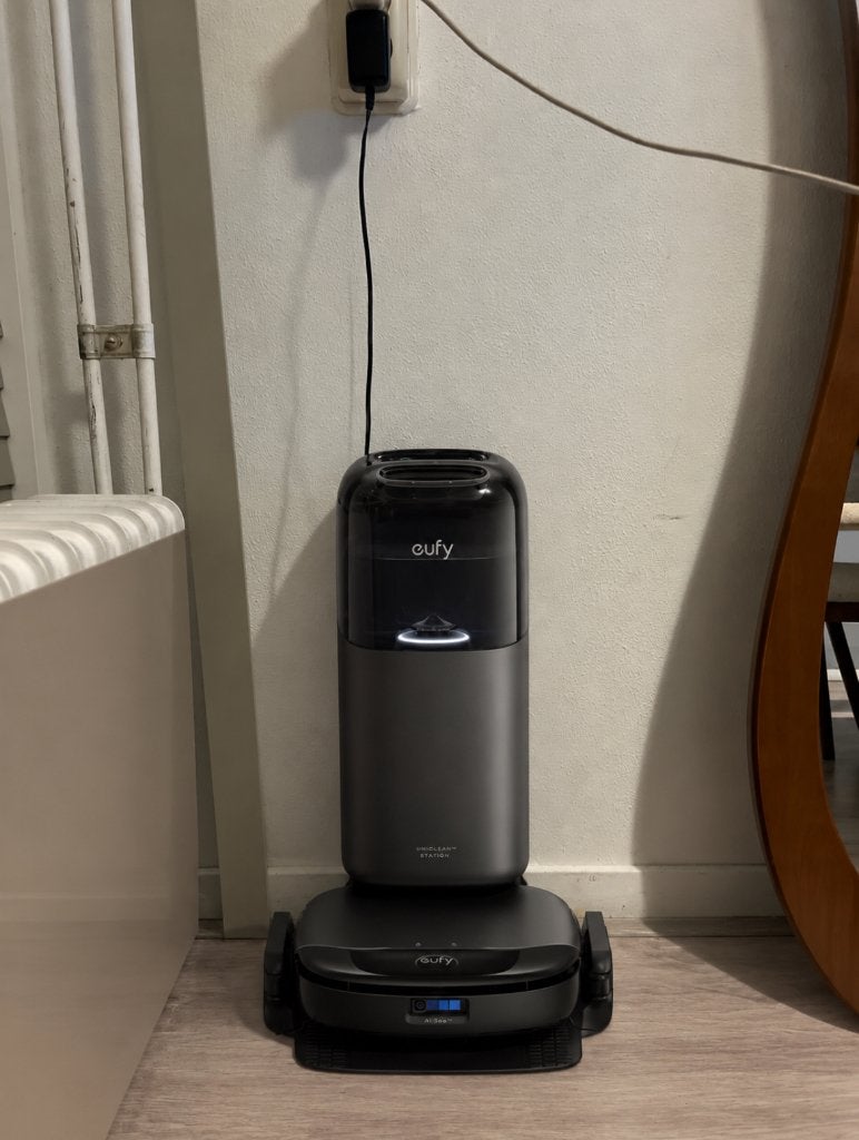 Eufy Robotstofzuiger met dweilfunctie Omni S1 Pro, Ophalen of Verzenden, Nieuw, Draadloos, Robotstofzuiger