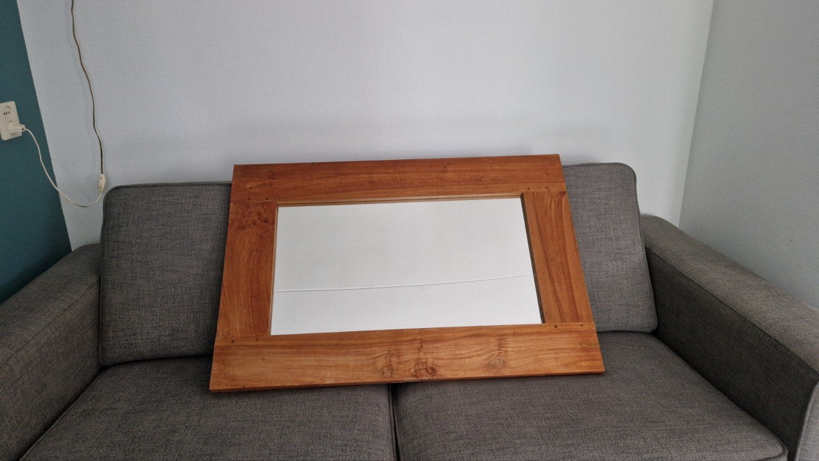 spiegel 60 x 90 cm, Gebruikt, Ophalen of Verzenden, Minder dan 100 cm, Rechthoekig