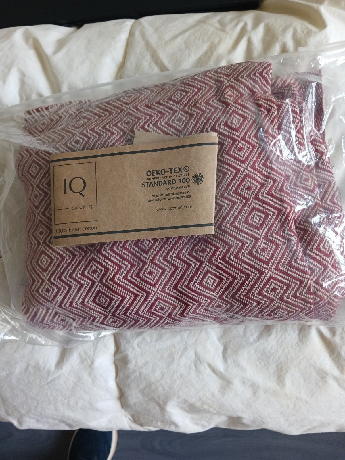 cotoniq, kleed. ophalen, Ophalen, Rood, Handgemaakt, Nieuw