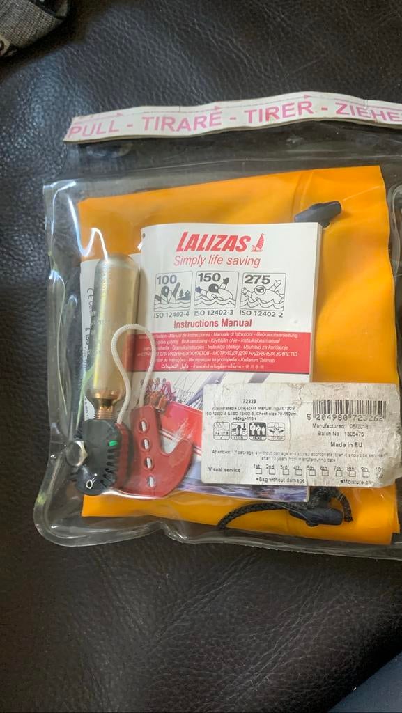 Lalizas reddingsvest 100N (over datum), Ophalen of Verzenden, Zo goed als nieuw
