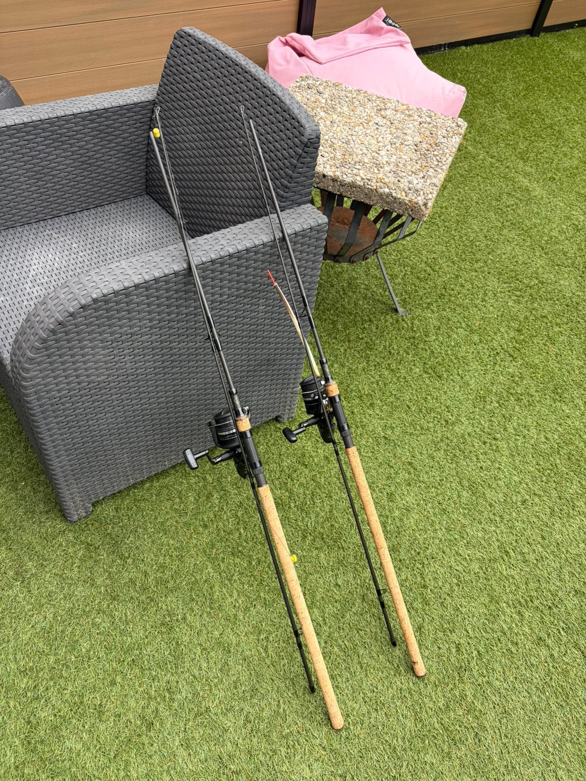 Nash scope 9 ft + shimano molens, Ophalen of Verzenden, Zo goed als nieuw, Molen