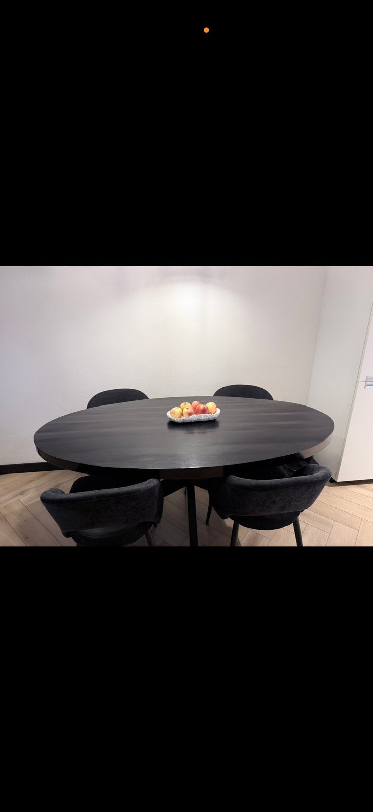 Eettafel, Huis en Inrichting, Tafels | Eettafels, Ophalen, 50 tot 100 cm, Zo goed als nieuw, 150 tot 200 cm