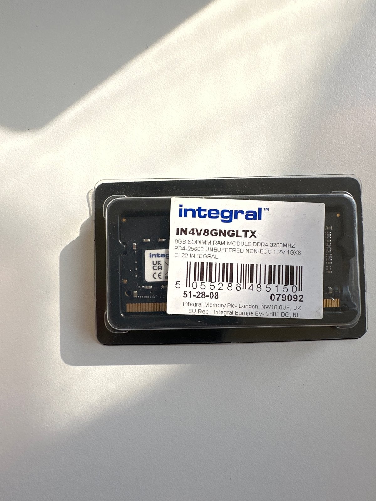 Integral 8GB DDR4 3200MHz SODIMM RAM Module, Computers en Software, RAM geheugen, DDR4, 8 GB, Nieuw, Ophalen of Verzenden