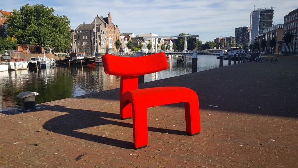 The Red Devil loungestoel van Skipper Furniture aangeboden, Ophalen, 75 tot 100 cm