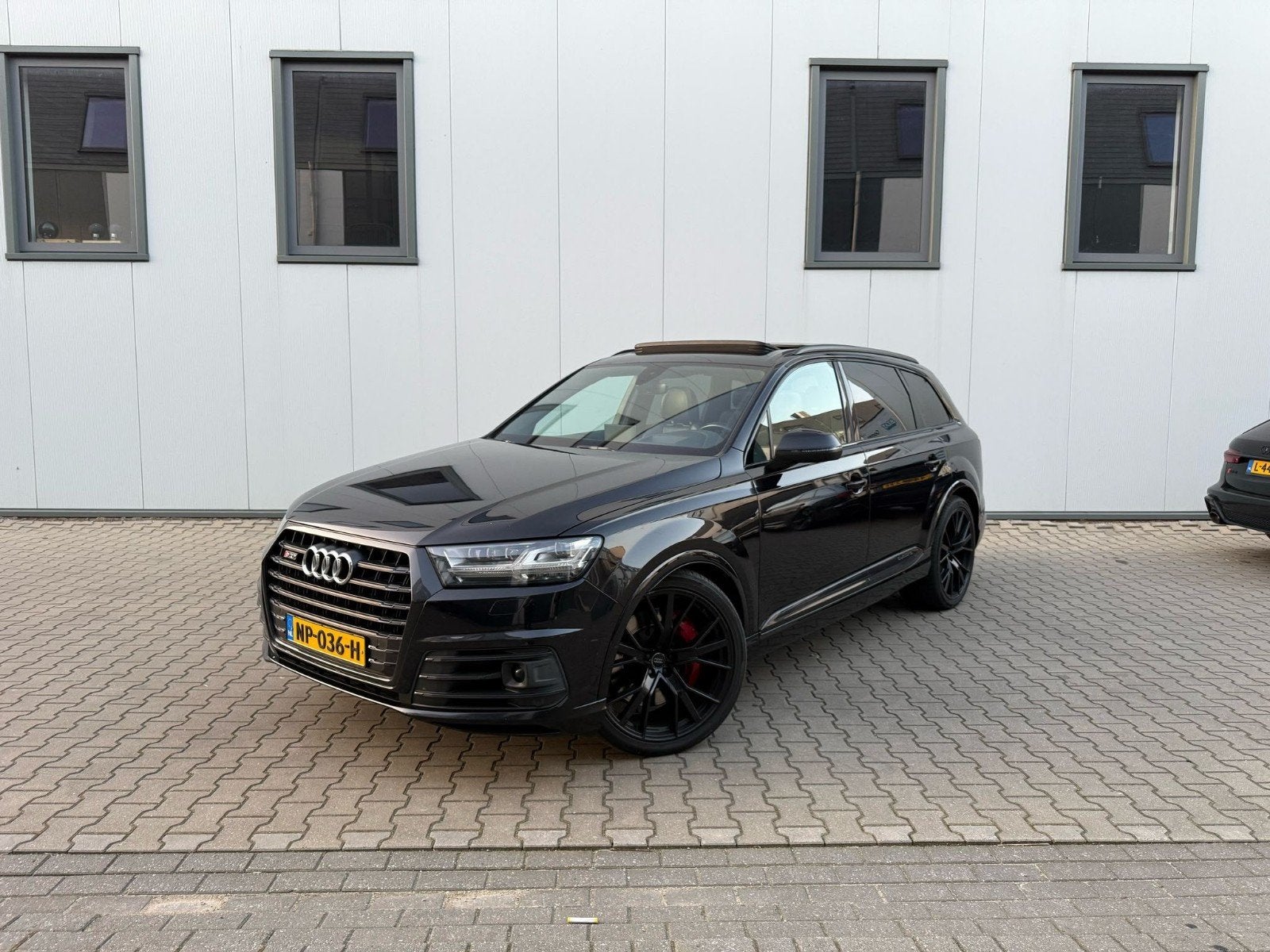 Audi Q7 SQ7 4.0 TDI 435pk Quattro Tiptronic 7pl 2017 Zwart, Auto's, 435 pk, 4 cilinders, 7 stoelen, Zwart