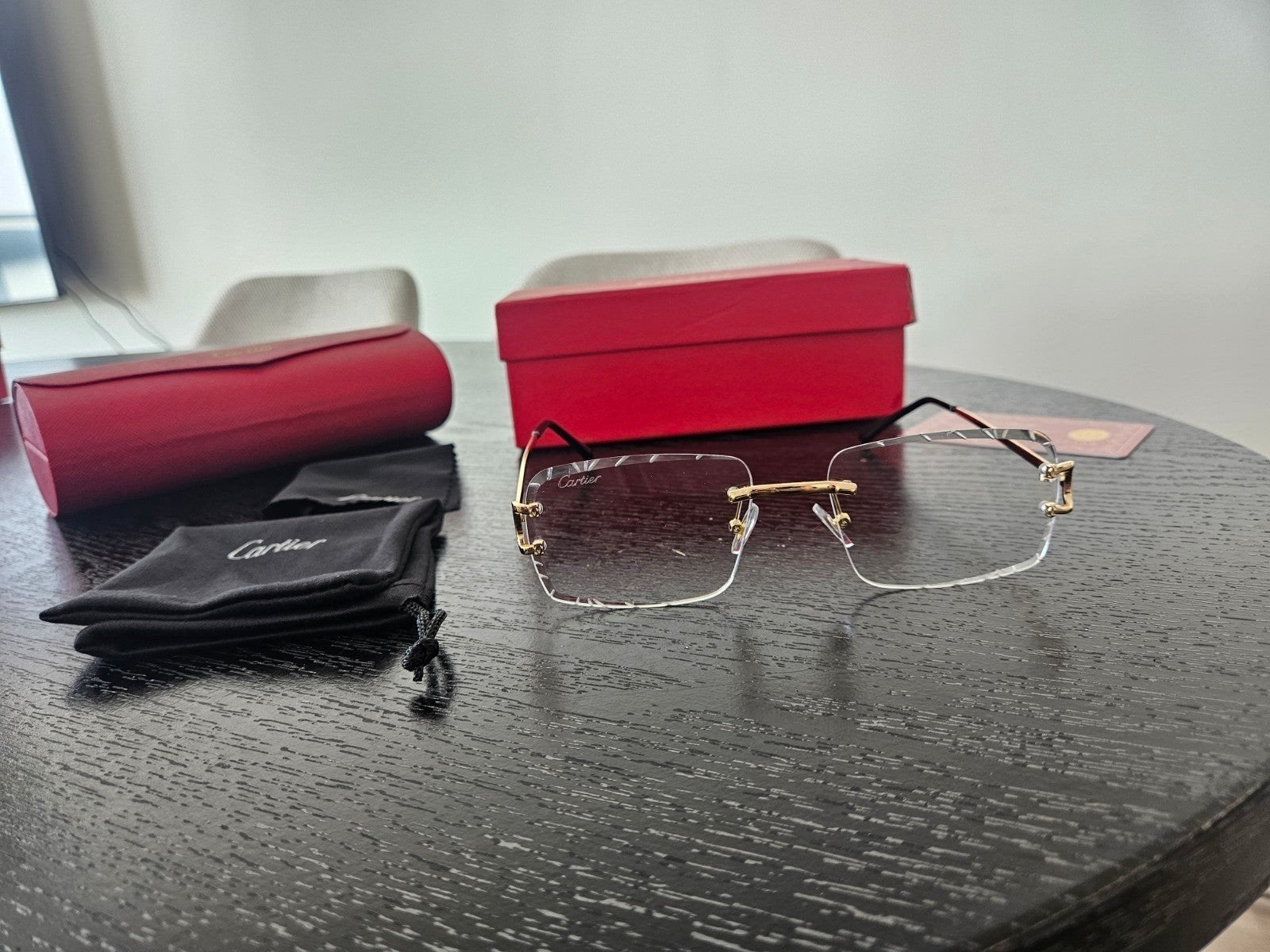 Cartier brilmontuur, goudkleurig, nieuw., Sieraden, Tassen en Uiterlijk, Zonnebrillen en Brillen | Heren, Overige merken, Overige kleuren