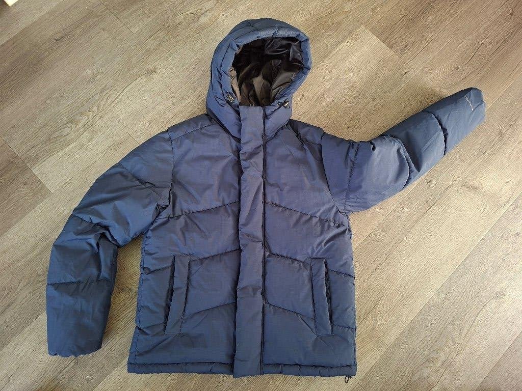 Winterjas, Blauw, Ophalen of Verzenden, Zo goed als nieuw, Jack & Jones
