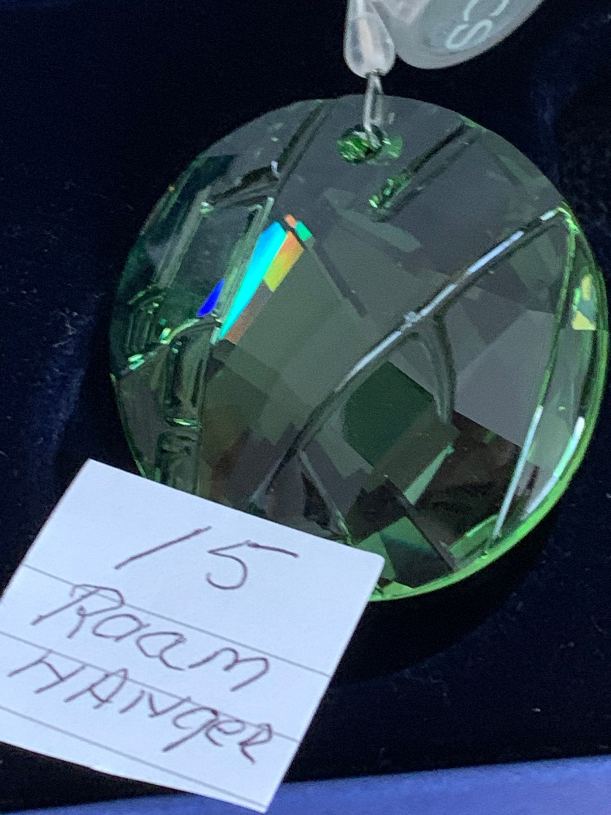 Swarovski Raamhanger - Groen en Rood Kristal, Ophalen of Verzenden, Zo goed als nieuw, Huisaccessoire