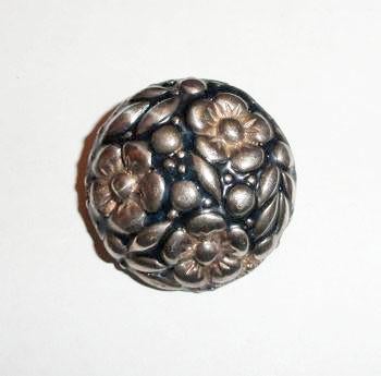Broche Emaille bloemen zilver 925, Sieraden, Tassen en Uiterlijk, Broches, Verzenden, Minder dan 4 cm, Zo goed als nieuw, Zilver