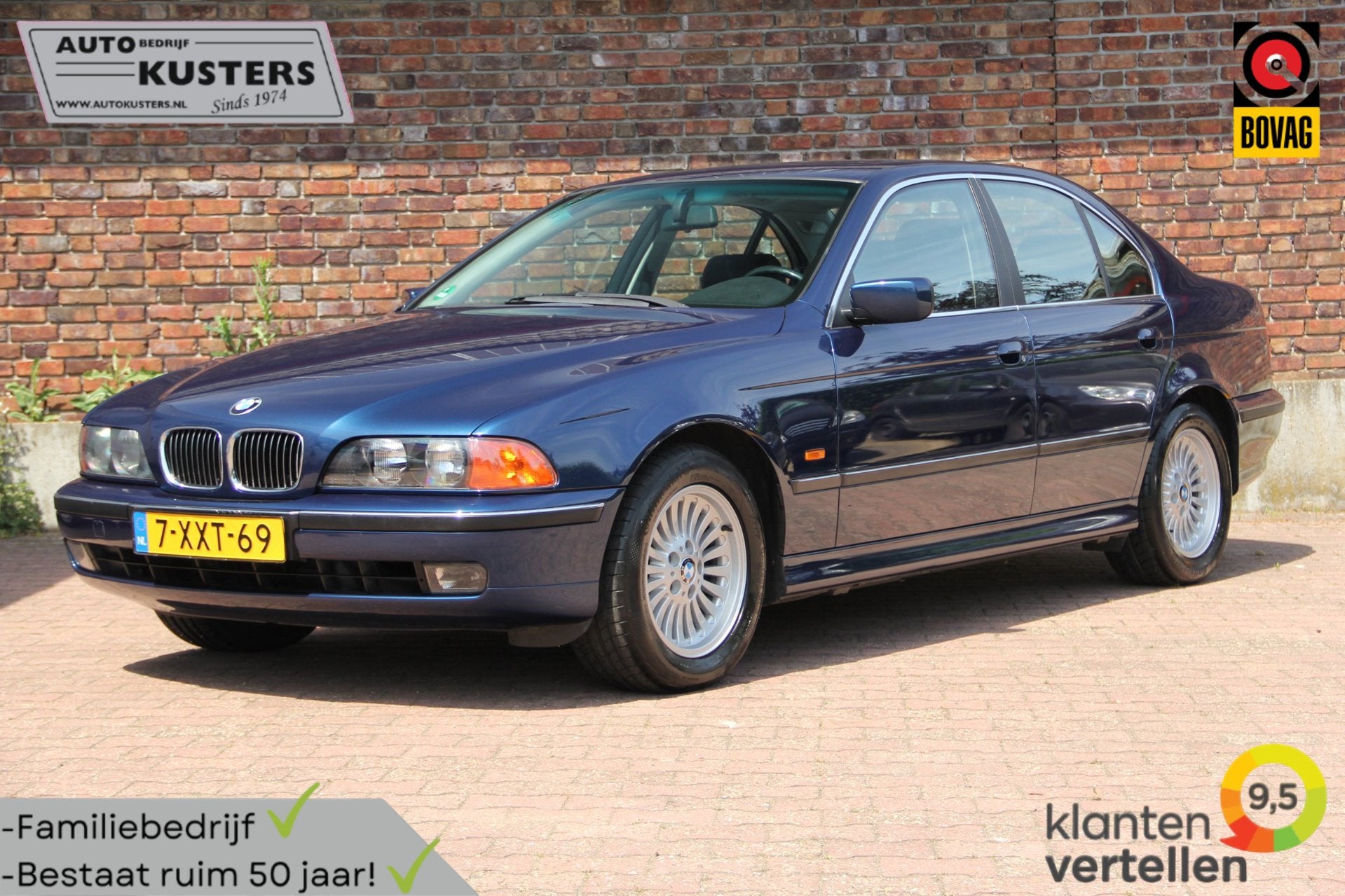 BMW 5-serie 535i Executive V8 Automaat|Super nette auto|Dubb, Auto's, BMW, Achterwielaandrijving, Gebruikt, 1700 kg, Blauw