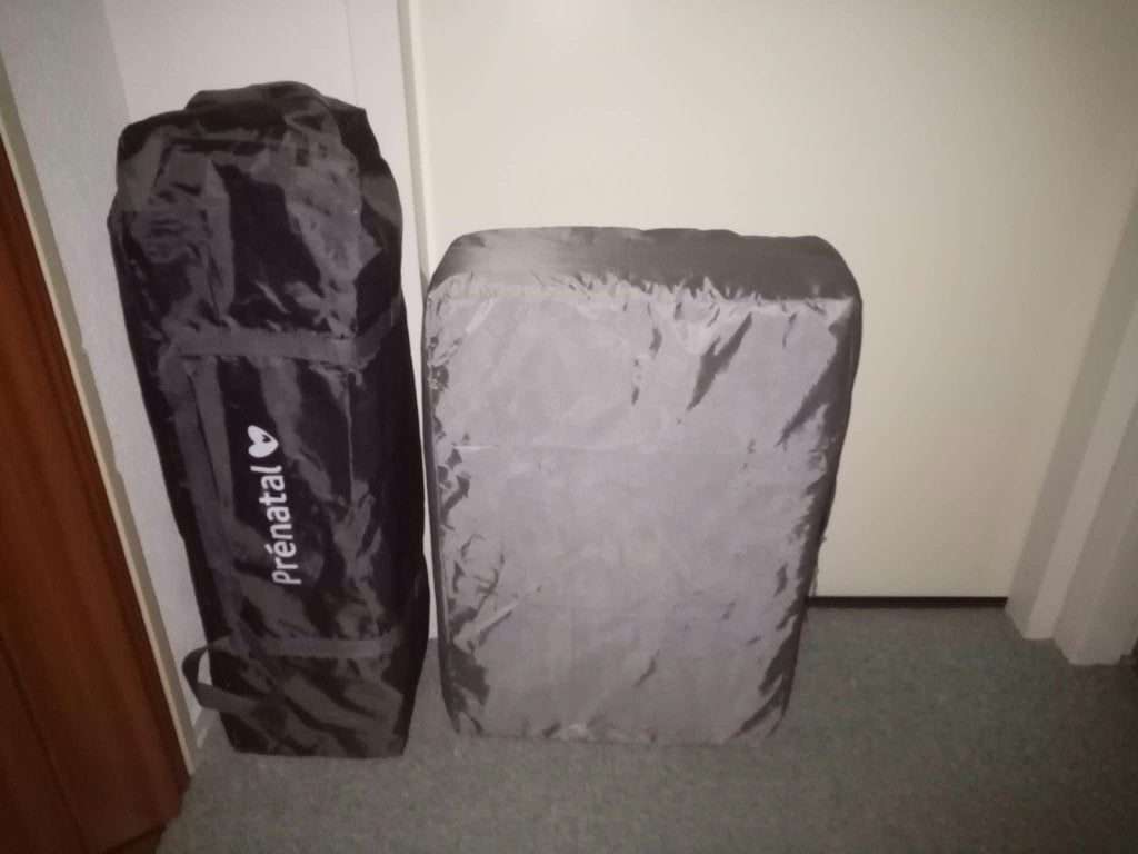 Campingbedje en matrasje, Ophalen, Zo goed als nieuw, Minder dan 140 cm, Minder dan 70 cm
