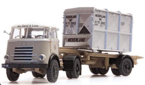 Artitec 487.010.01 DAF Van Gend en Loos cabine 1955 laadkist, Hobby en Vrije tijd, Modelauto's | 1:87, Ophalen of Verzenden, Nieuw