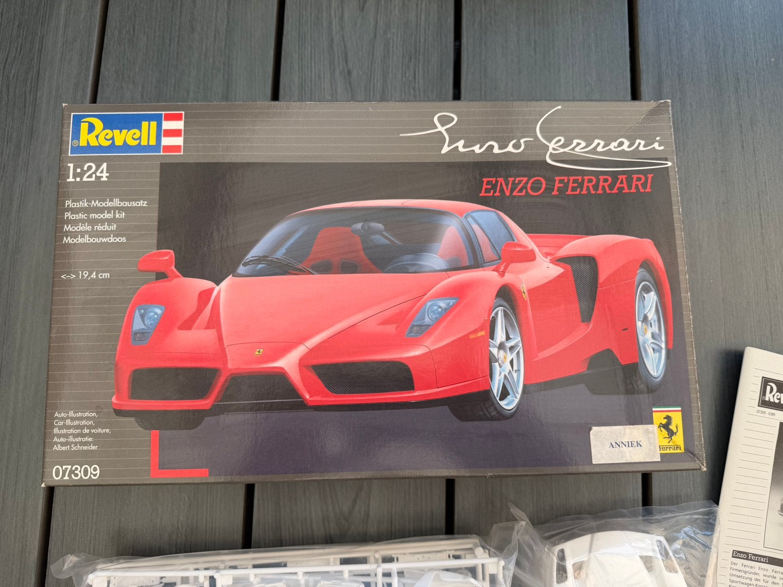 Enzo Ferrari Revell bouwdoos 1:24, Auto, I, Revell, Groter dan 1:32