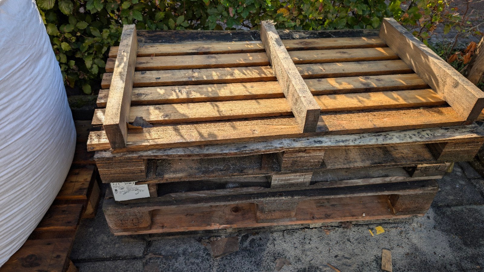 Gratis af te halen - Gebruikte houten pallets, Ophalen, Gebruikt, 200 tot 250 cm, 50 mm of meer