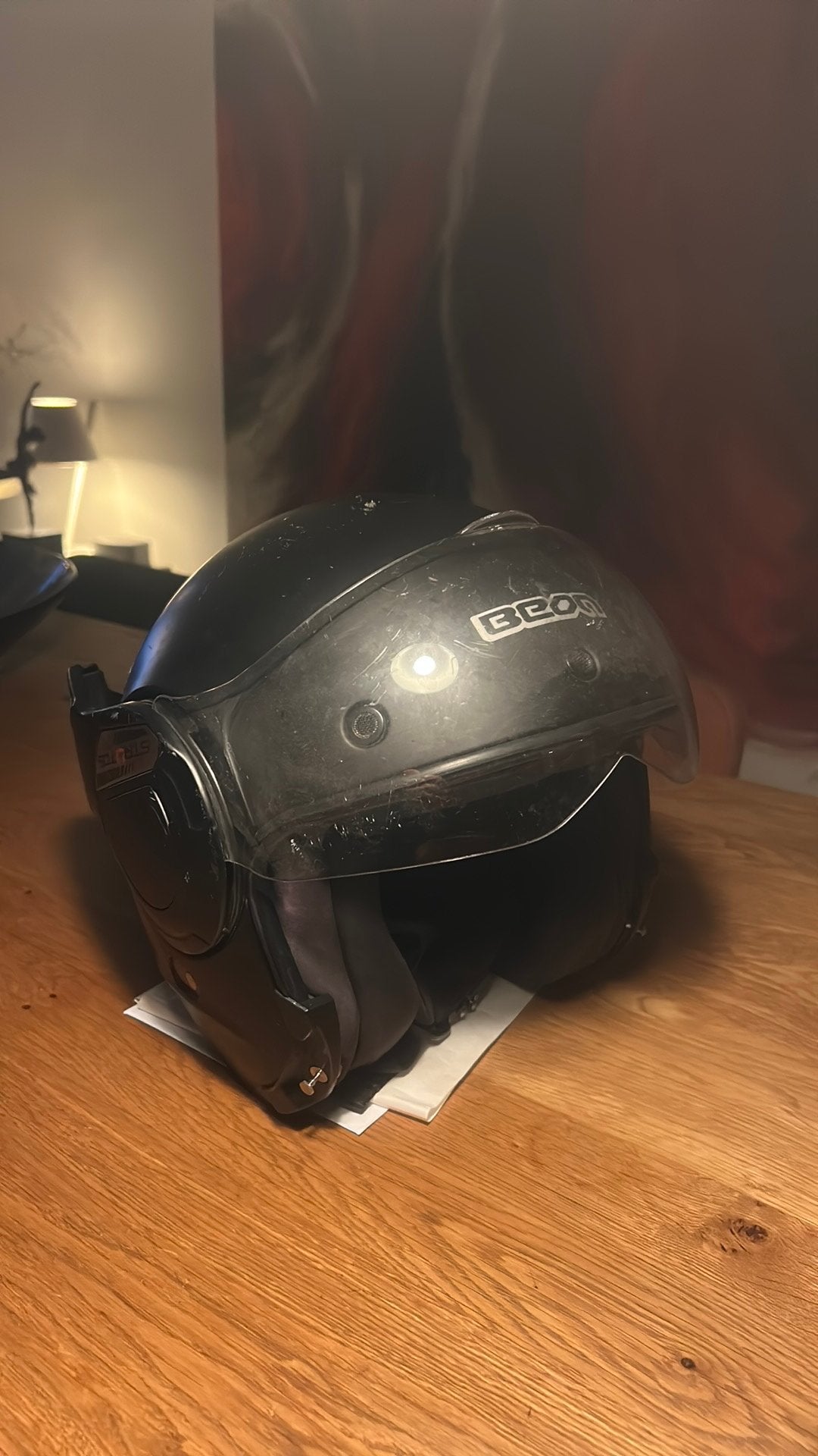 BEON stratos helm maat M, Fietsen en Brommers, Ophalen of Verzenden, Gebruikt