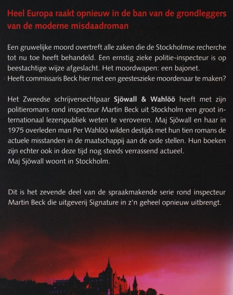 De verschrikkelijke man uit Säffle - Maj Sjöwall, Per Wahlöö, Verzenden, Zo goed als nieuw
