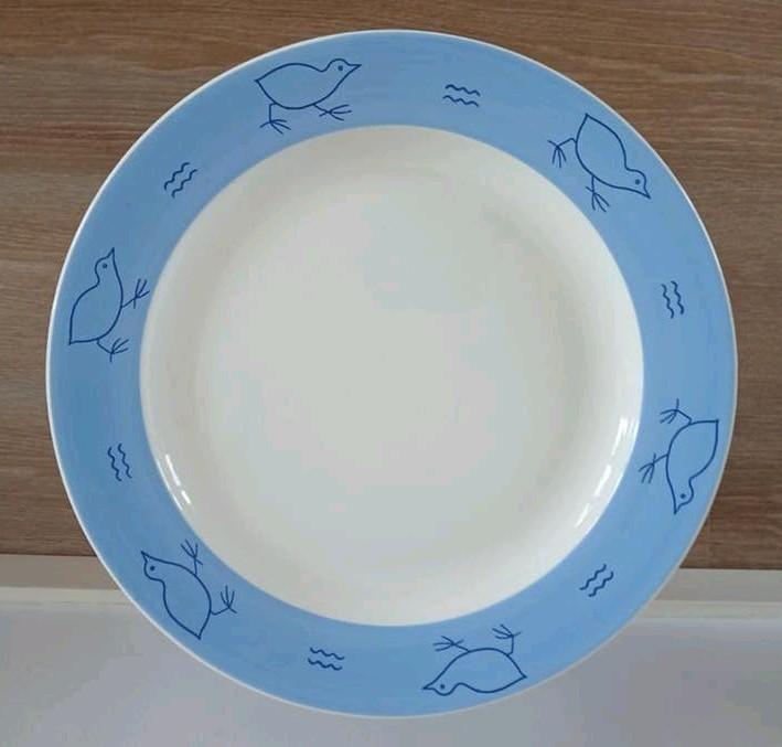 Vintage porselein serveerbord/Konakovo Faience ., Ophalen of Verzenden, Zo goed als nieuw, Bord(en), Overige stijlen