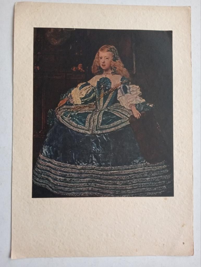 Velasquez Offset prent 1913, Antiek en Kunst, Ophalen of Verzenden