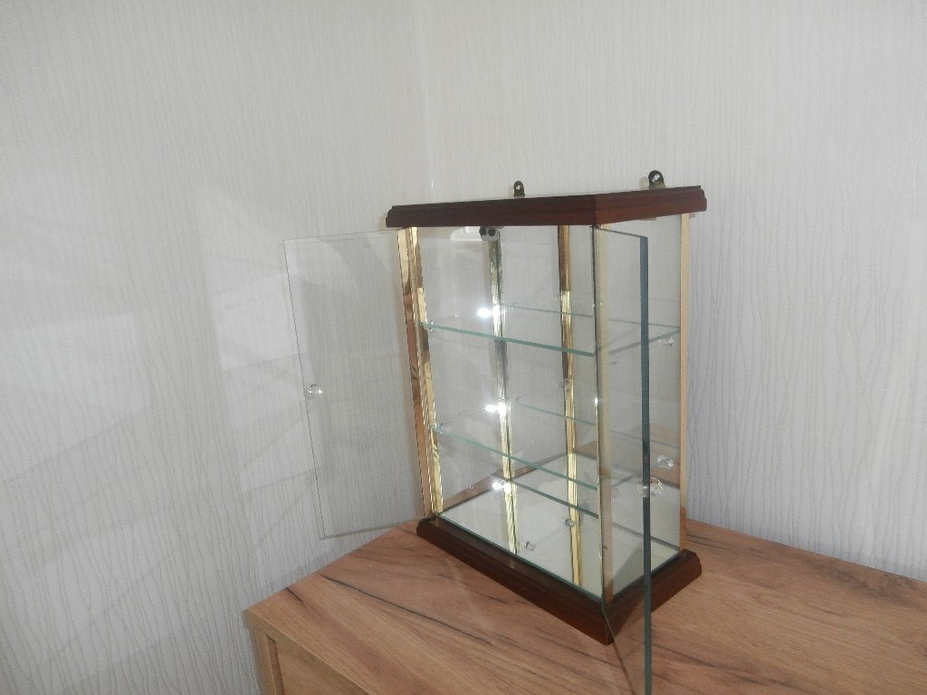 Vintage Mini Vitrinekast, Ophalen of Verzenden