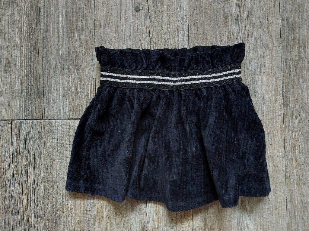 Zwart ribrokje maat 86/92 (Hema), Kinderen en Baby's, Babykleding | Maat 86, Meisje, Jurkje of Rokje, Ophalen of Verzenden, Zo goed als nieuw