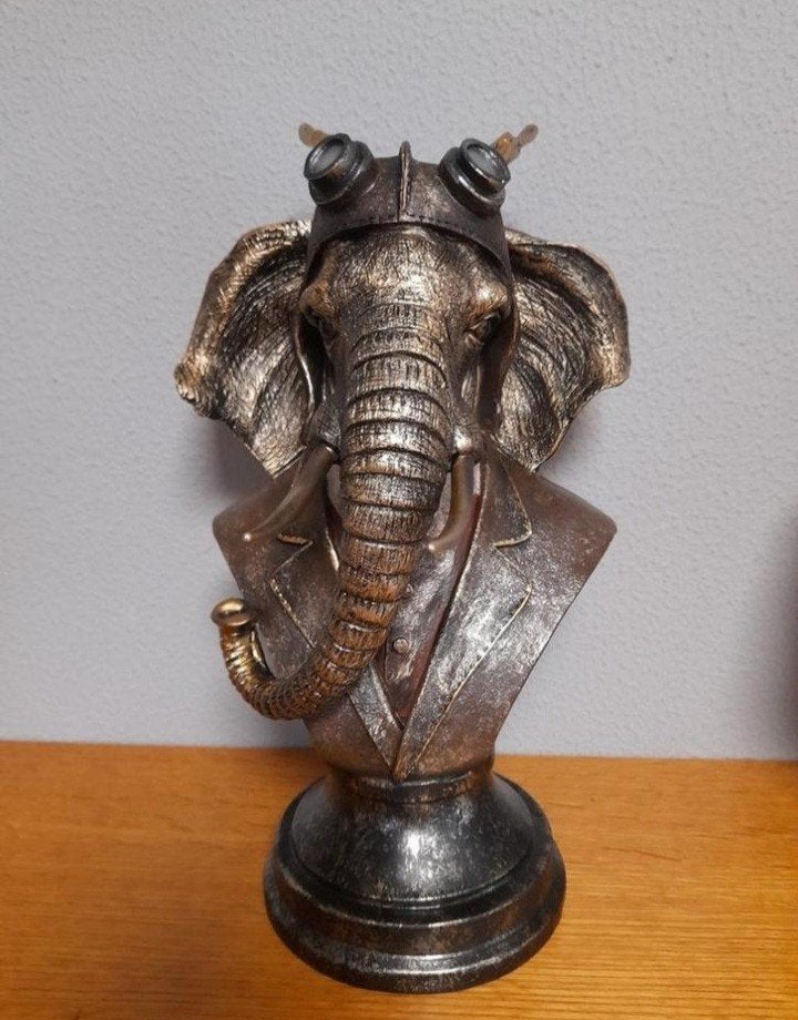 Borst beeld olifant, Verzamelen, Beelden en Beeldjes, Zo goed als nieuw, Dier, Ophalen
