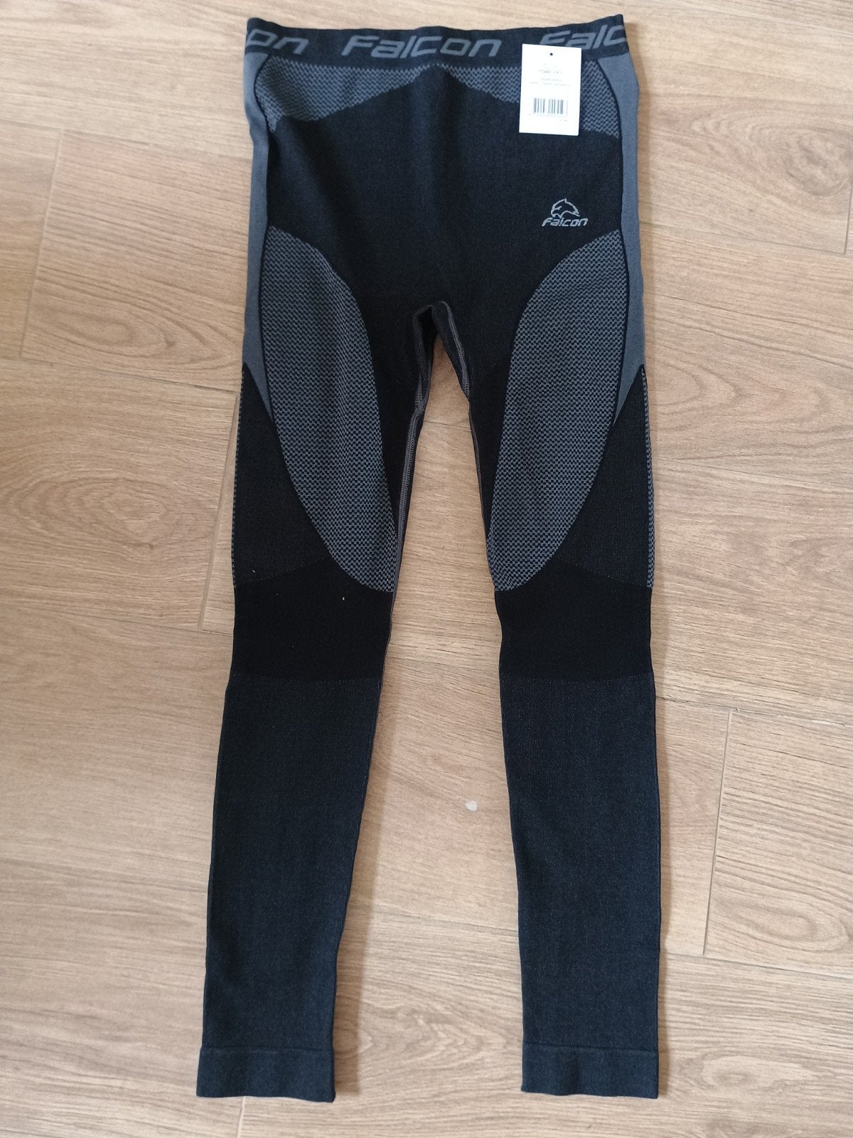 Falcon thermobroek - dames - zwart/antraciet, maar M, Maat 38/40 (M), Nieuw, Ophalen of Verzenden, Lang