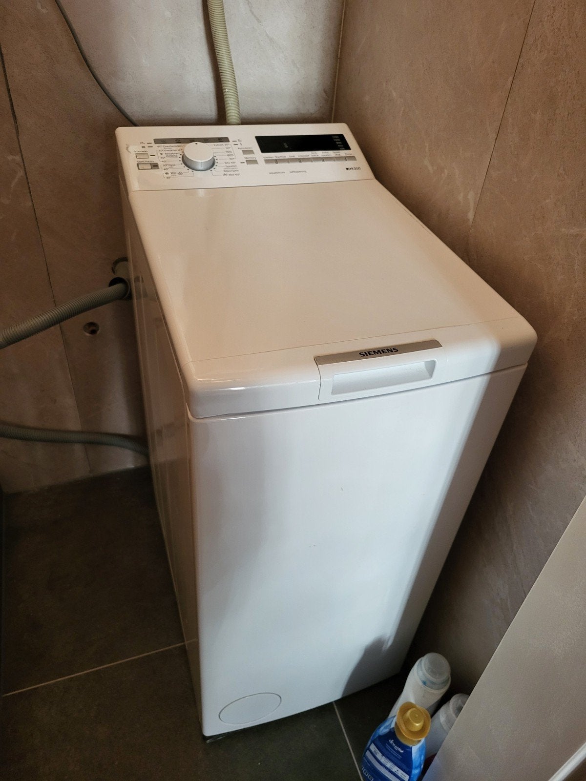 Siemens IQ300 Bovenlader Wasmachine - Zo goed als nieuw, Ophalen, Bovenlader, Zo goed als nieuw, 85 tot 90 cm
