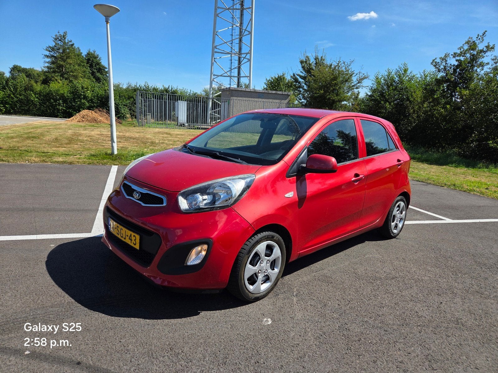 Kia Picanto 1.0 Cvvt 5-DRS 2013 Rood, Voorwielaandrijving, 400 kg, Origineel Nederlands, 24 km/l