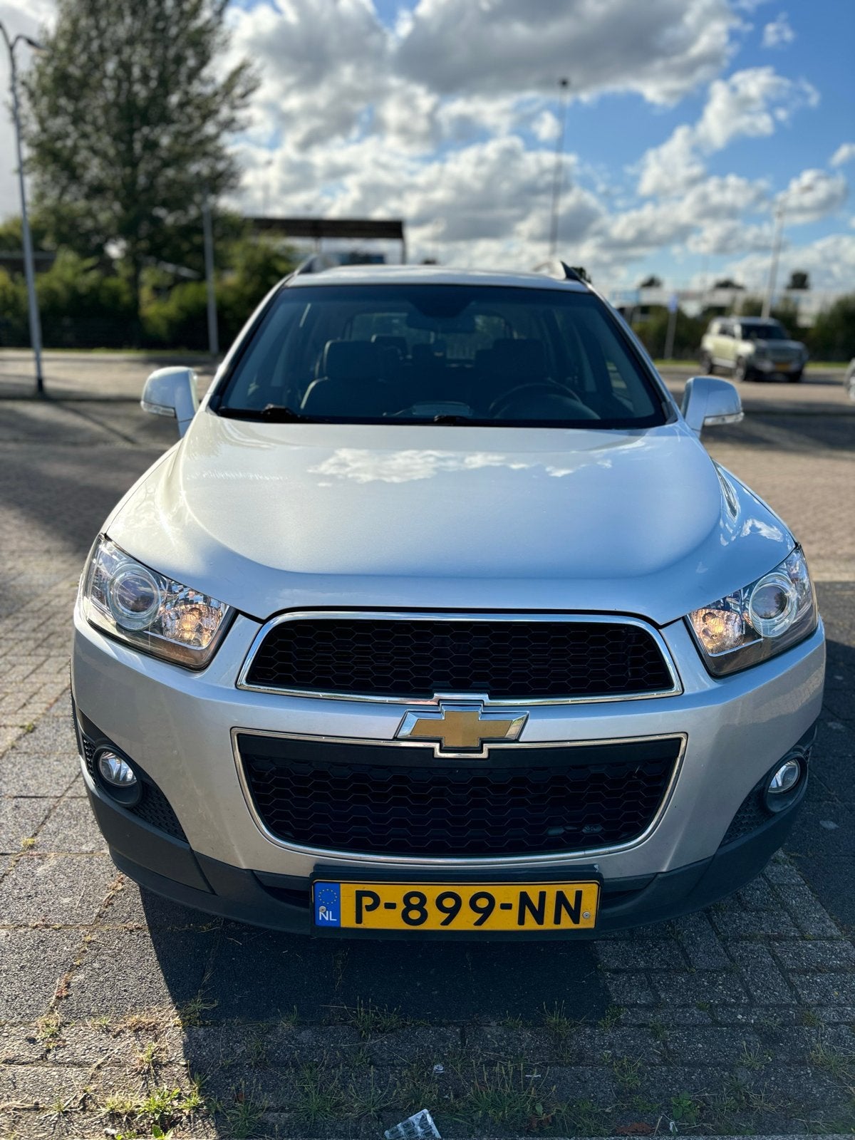 Chevrolet Captiva 2.4 2WD 2011 Grijs (7 Pers), Auto's, Voorwielaandrijving, Euro 5, 1733 kg, Zwart