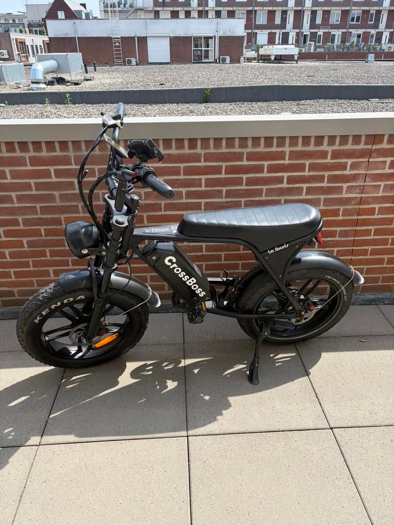 La Souris Fatbike crossboss V20, Zo goed als nieuw, 50 km per accu of meer, 55 tot 59 cm, Ophalen