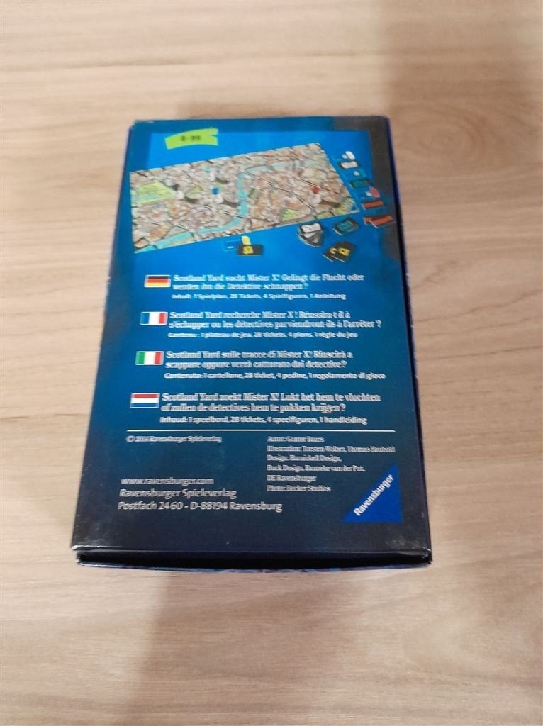 Scotland yard - de jacht op mister x - s3930, Hobby en Vrije tijd, Gezelschapsspellen | Bordspellen, Verzenden, Zo goed als nieuw