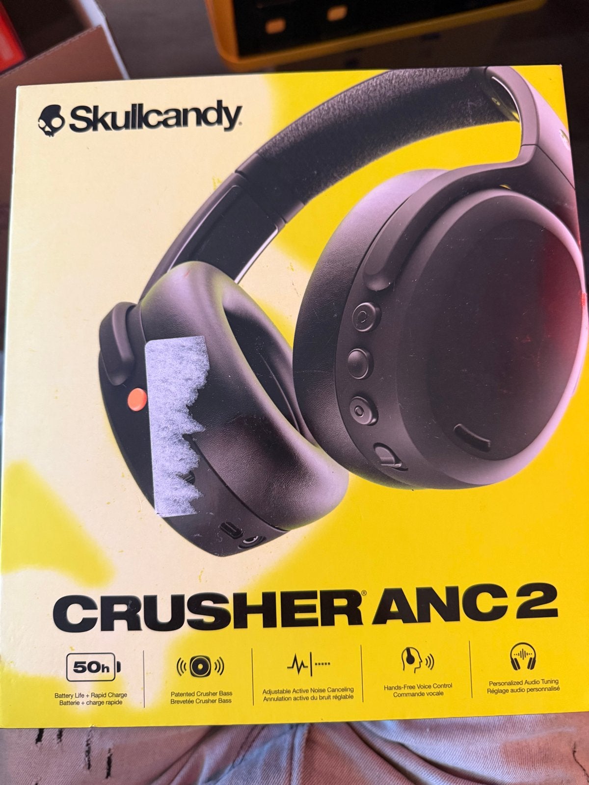 Skullcandy Crusher ANC 2 koptelefoon - Nieuw in doos, SkullCandy, Bluetooth, Onbekend, Nieuw
