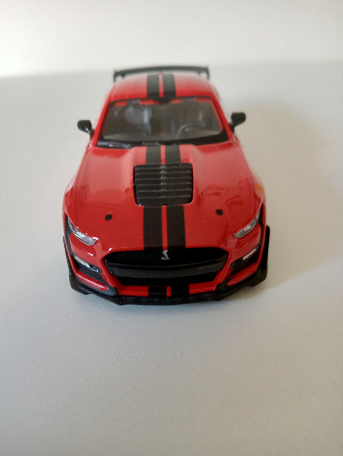 Rode Ford Mustang Shelby GT500 Modelauto nieuw uniek., Ophalen of Verzenden, Nieuw, Auto, Overige merken