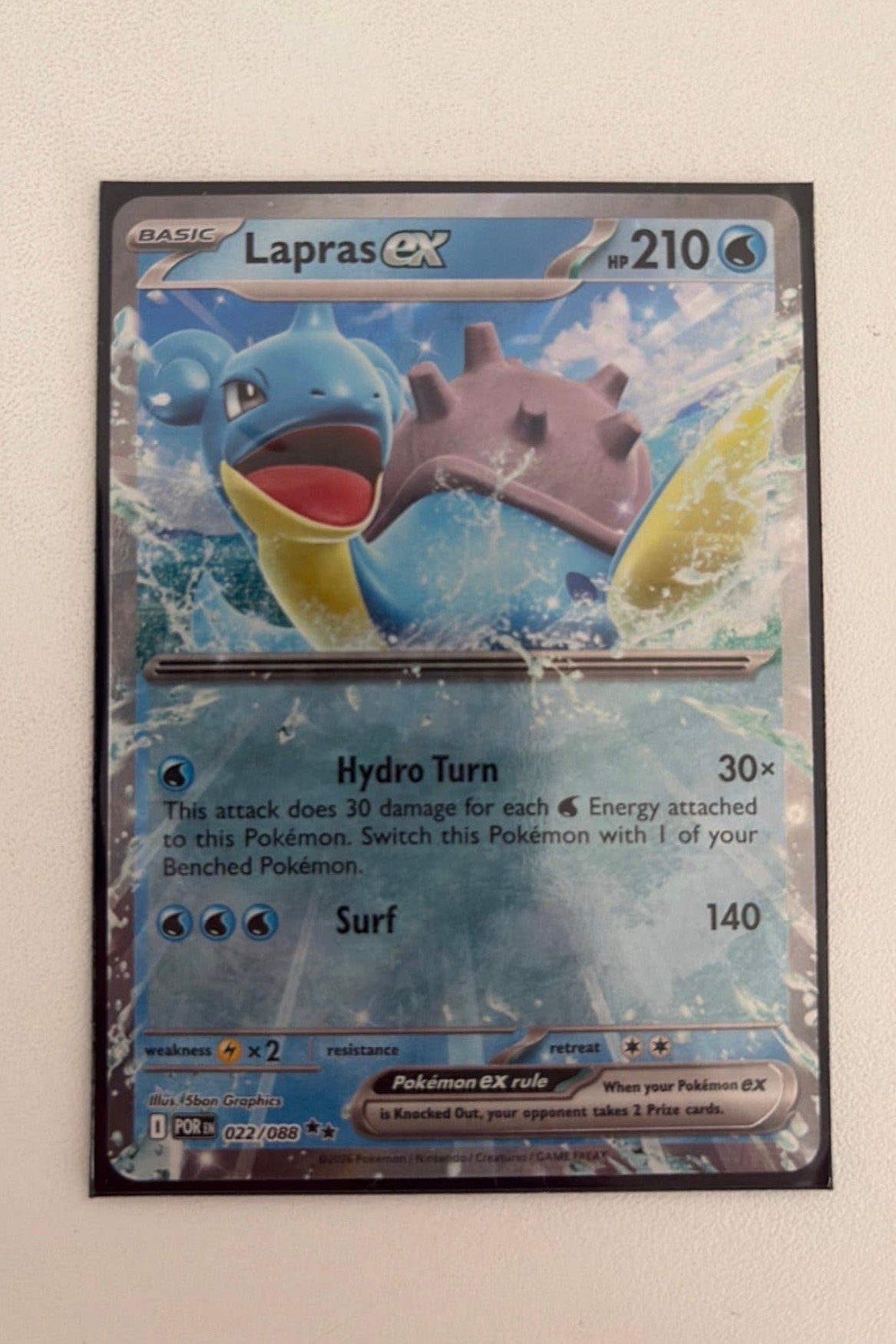 Lapras EX 022/088, Ophalen of Verzenden, Nieuw