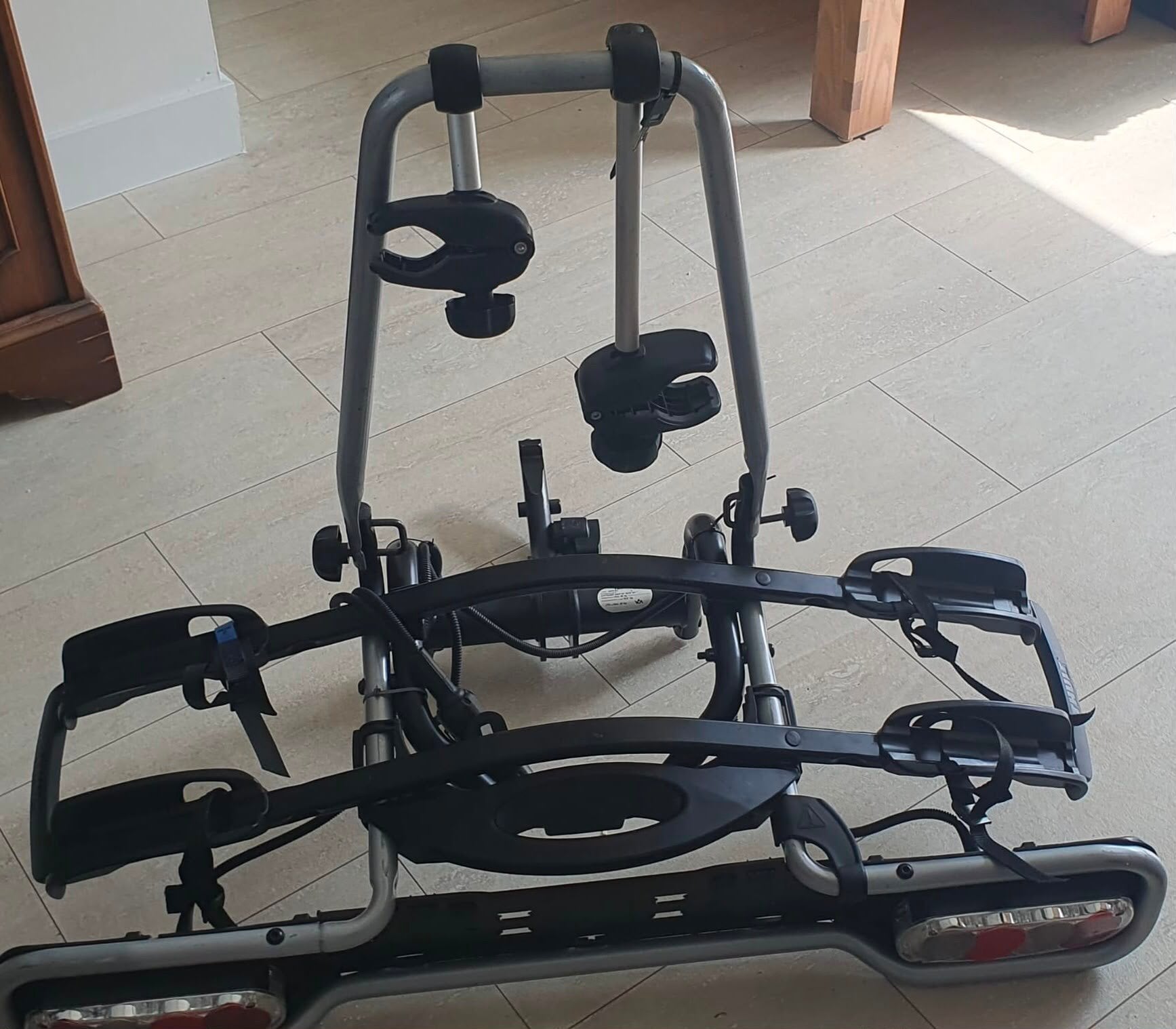 Thule fietsendrager met afneembare trekhaak, Auto diversen, Fietsendragers, Ophalen, Zo goed als nieuw, Trekhaakdrager