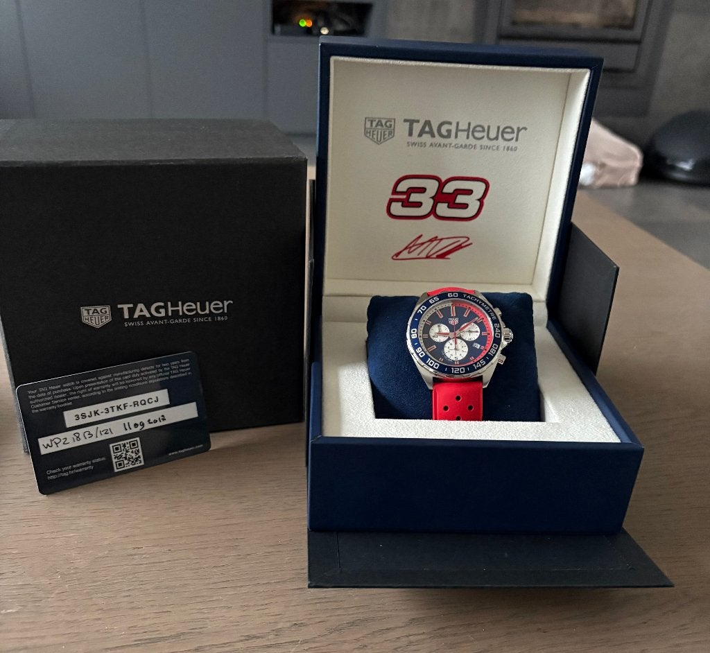 TAG Heuer Formula 1 Max Verstappen 2017 121/533, Sieraden, Tassen en Uiterlijk, Horloges | Heren, Staal, Polshorloge, Nieuw, Kunststof