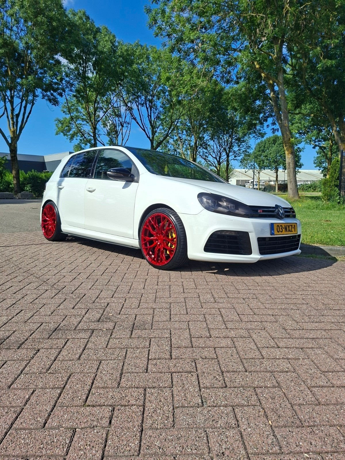 Volkswagen Golf 2.0 TSI R 199KW 4MOTION R DSG 2011 Wit, Auto's, 1441 kg, 4 cilinders, 1984 cc, Wit