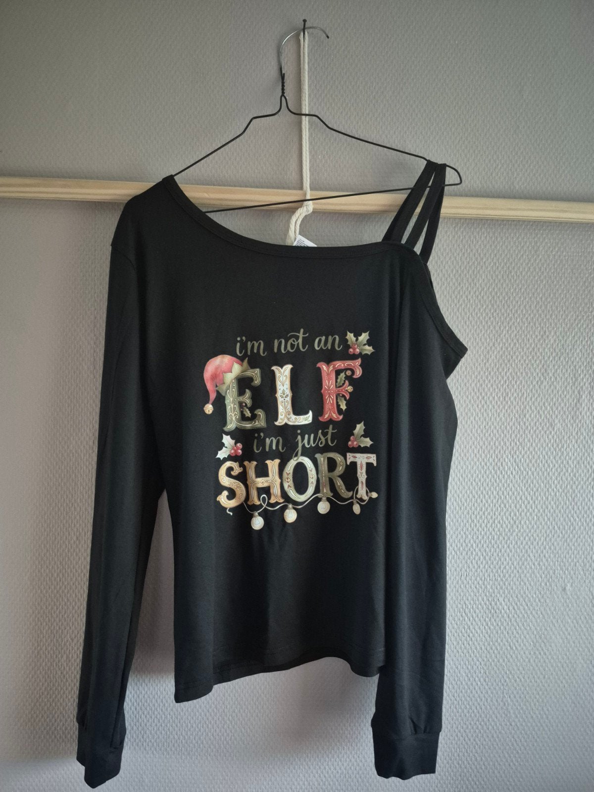 Nieuwe foute kersttrui maat 38/M - "I'm not an ELF", Ophalen of Verzenden, Nieuw