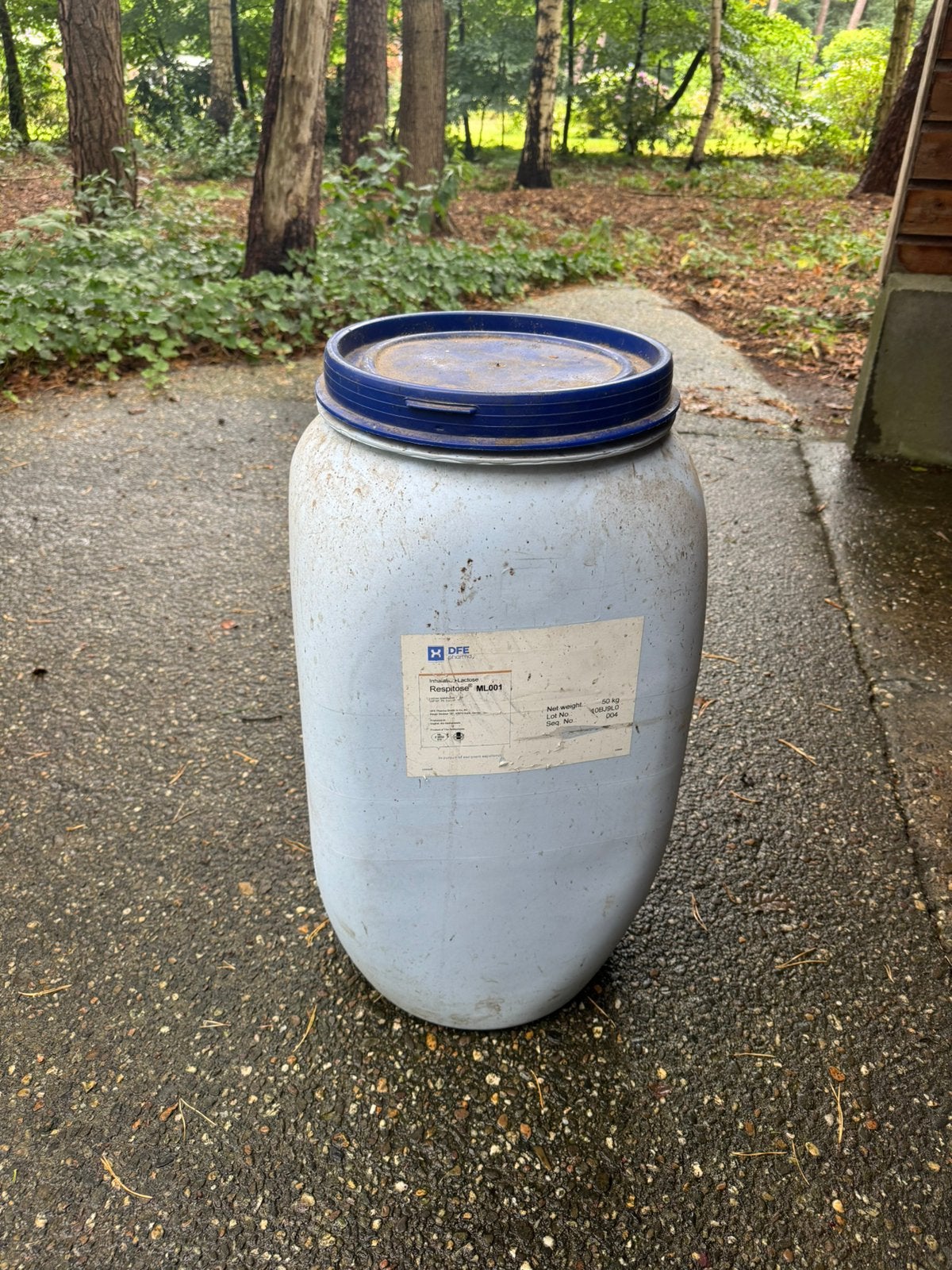 60 liter ton, Minder dan 75 liter, Ophalen, Zo goed als nieuw, Kunststof