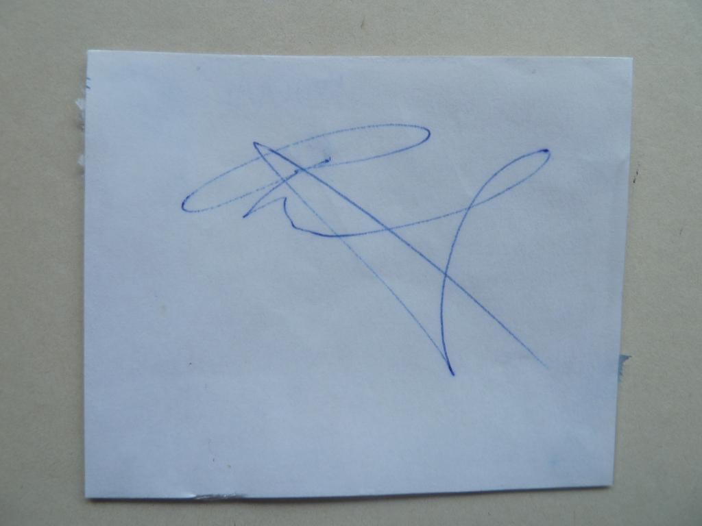 Handtekening. Roy.Makaay.  Feyenoord, Ophalen of Verzenden, Zo goed als nieuw, Feyenoord, Overige typen