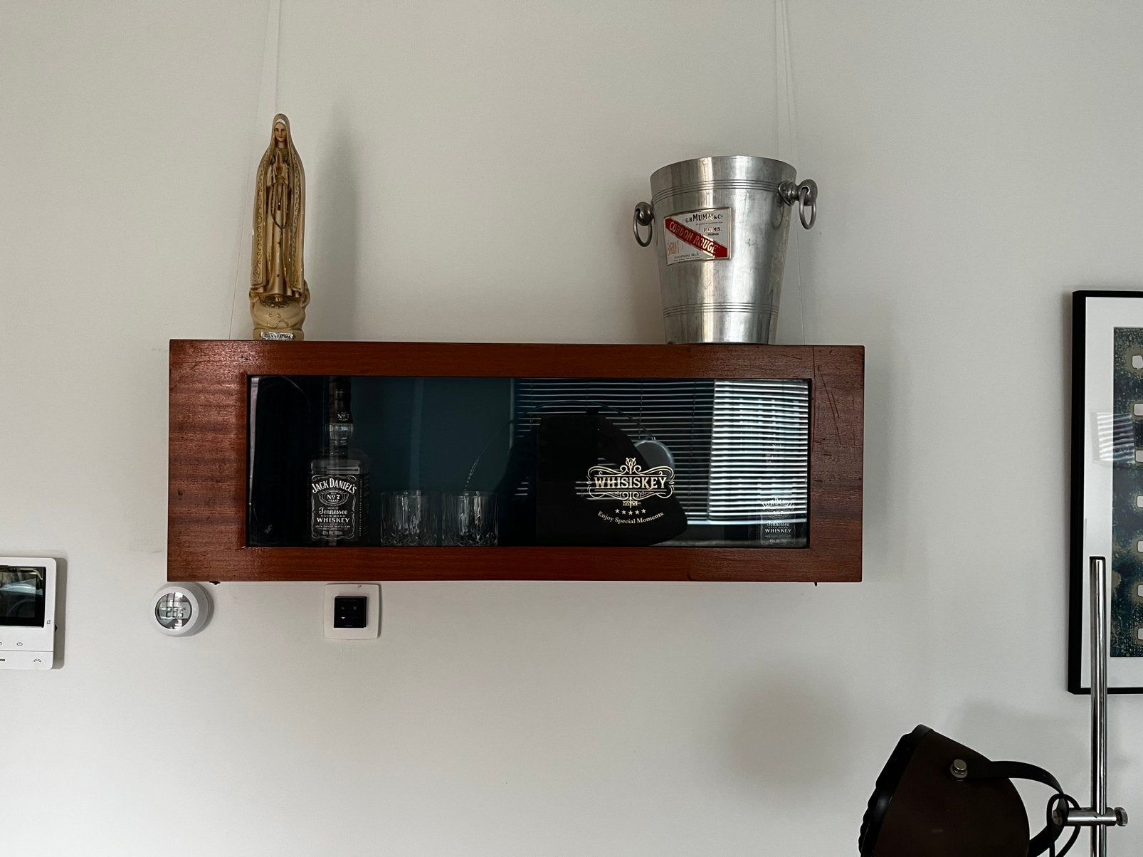Mooie vintage vitrinekast, Huis en Inrichting, Ophalen, Gebruikt