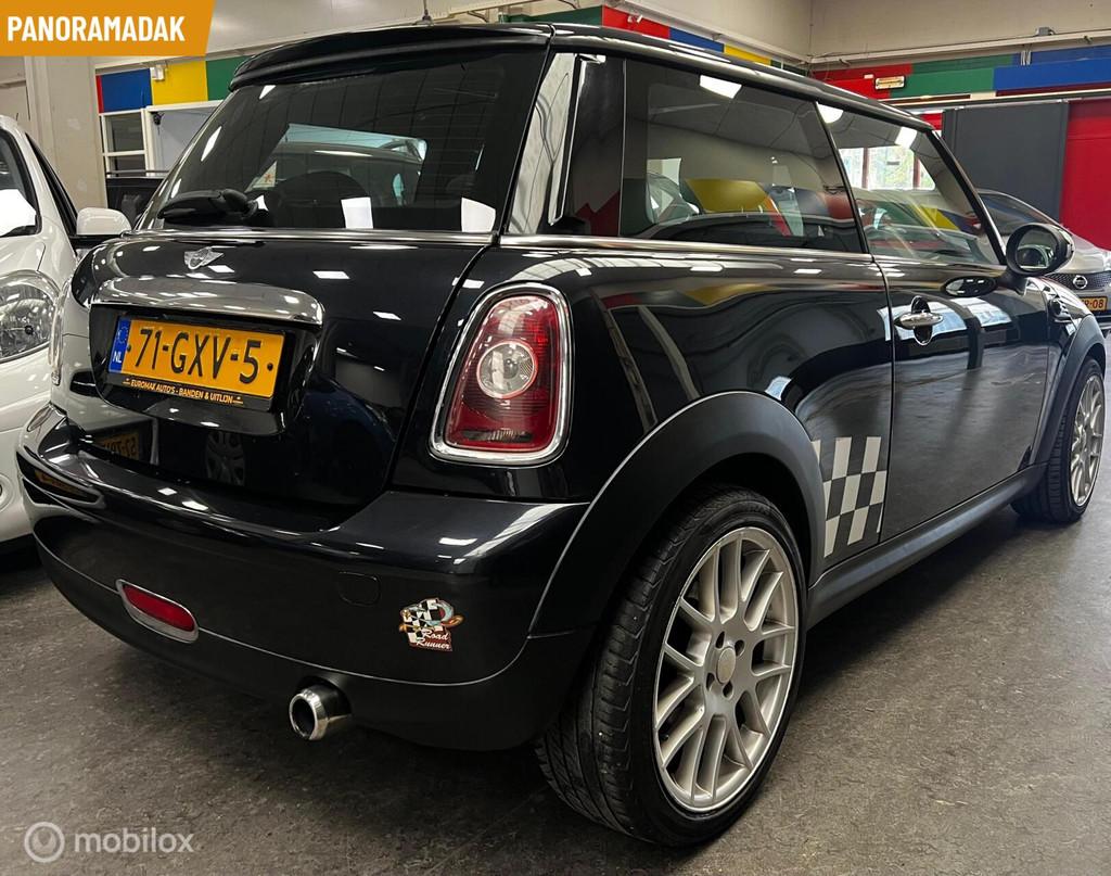 Mini Mini 1.4 One Pepper NAP - PANORAMA - AIRCO, Voorwielaandrijving, Stof, Gebruikt, Zwart