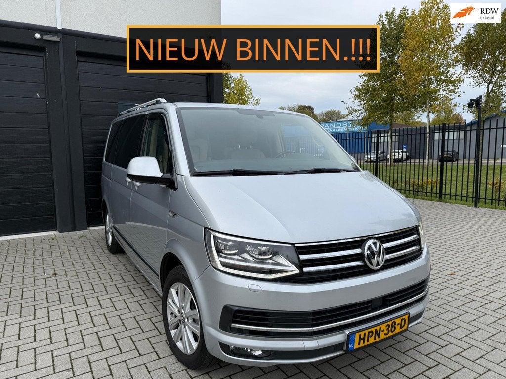 Volkswagen Transporter Multivan 2.0 TDI T6 204PK Highline Xe, Gebruikt, Leder, Bedrijf, Diesel